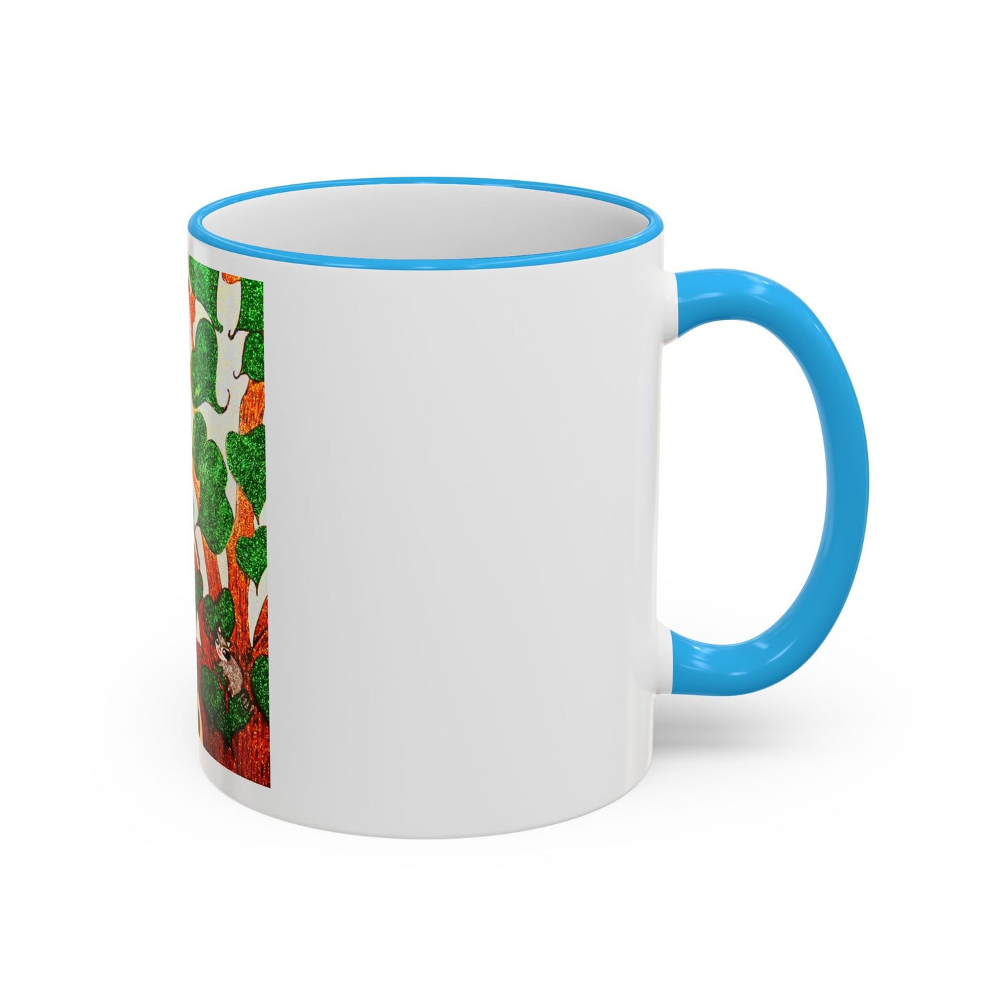 Accent Rim and Handle Mug 11oz - The Land of the Wind Fairies P4
