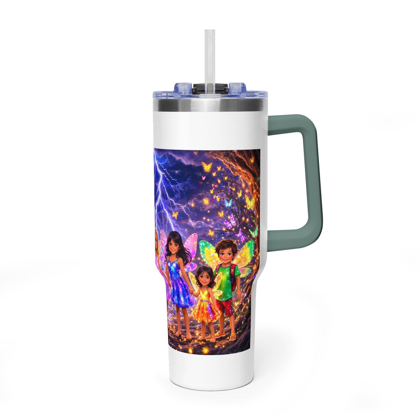 40oz Wind Fairies' Kids Tumbler — Vacuum Insulated Cup