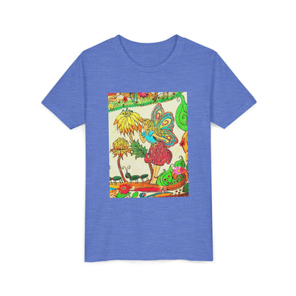 Youth Short Sleeve Tee – The Land of Wind Fairies™ series - Flower Kiss