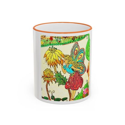 Magical Accent Rim & Handle Mug – Land of Wind Fairies™  Flower Kiss