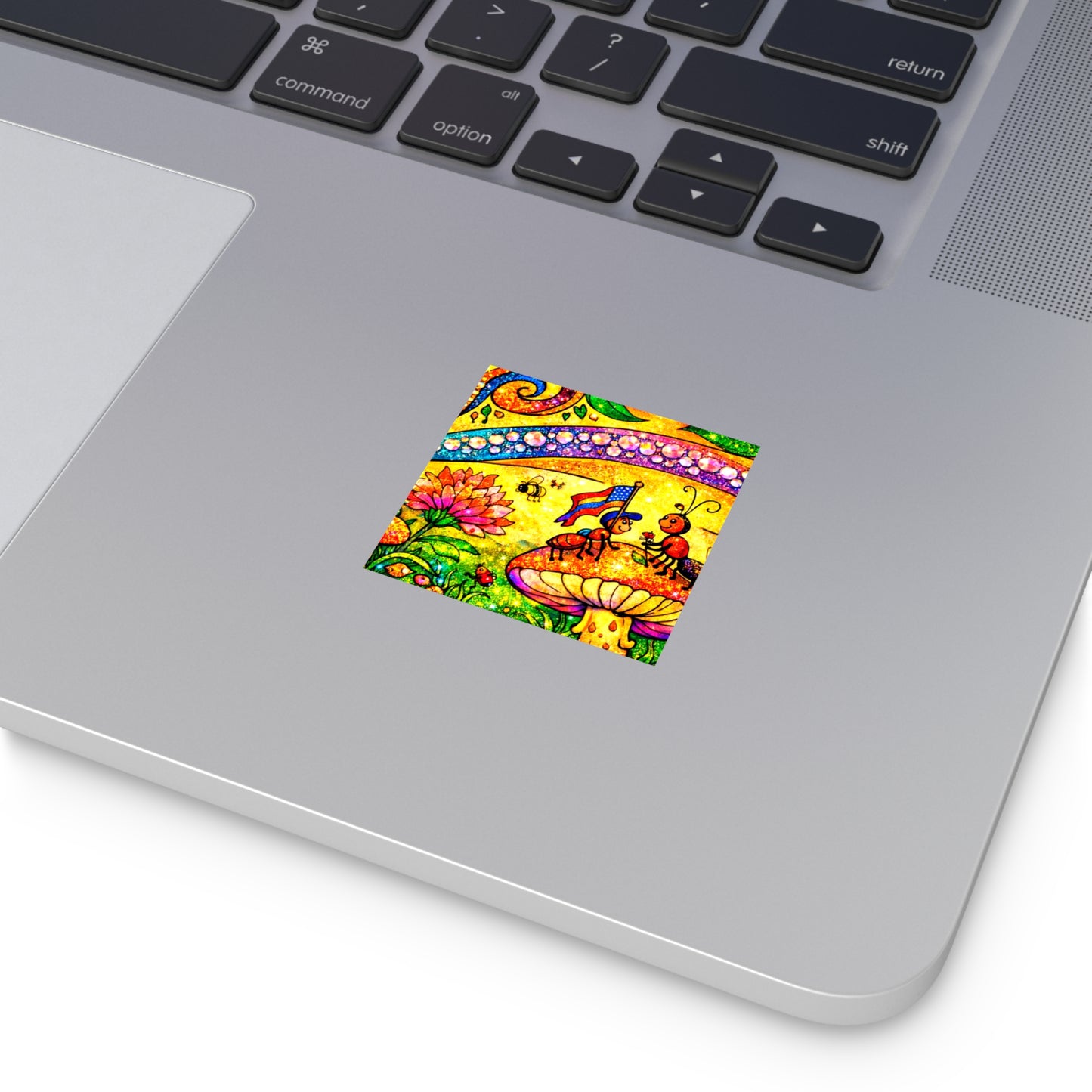 Fairy Square Vinyl Stickers
