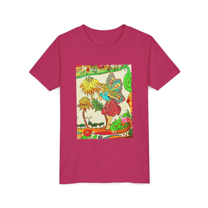 Youth Short Sleeve Tee – The Land of Wind Fairies™ series - Flower Kiss