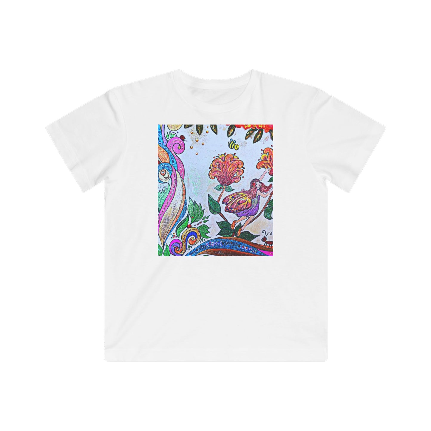Kids fine jersey Tee - The Land Of Wind Fairies P8