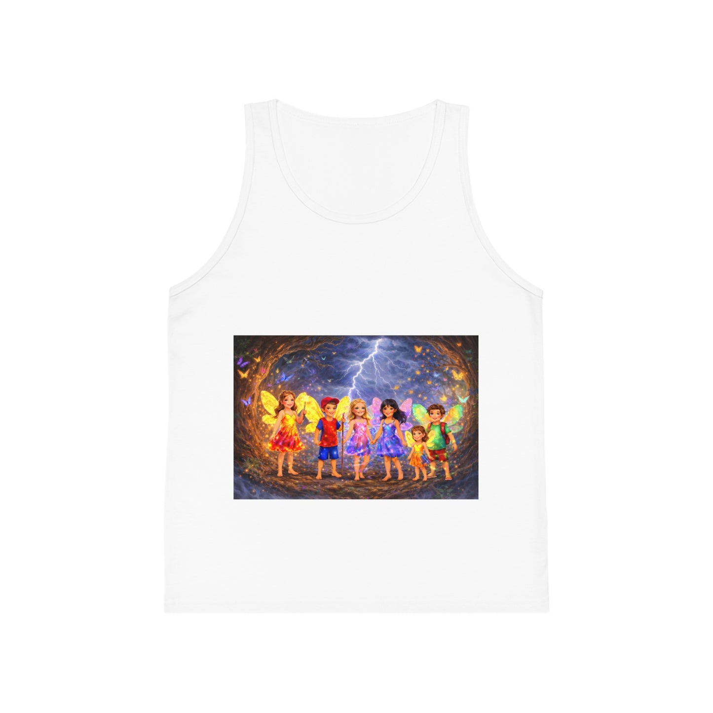 Kids Jersey Tank Top - The Land of Wind Fairies P3