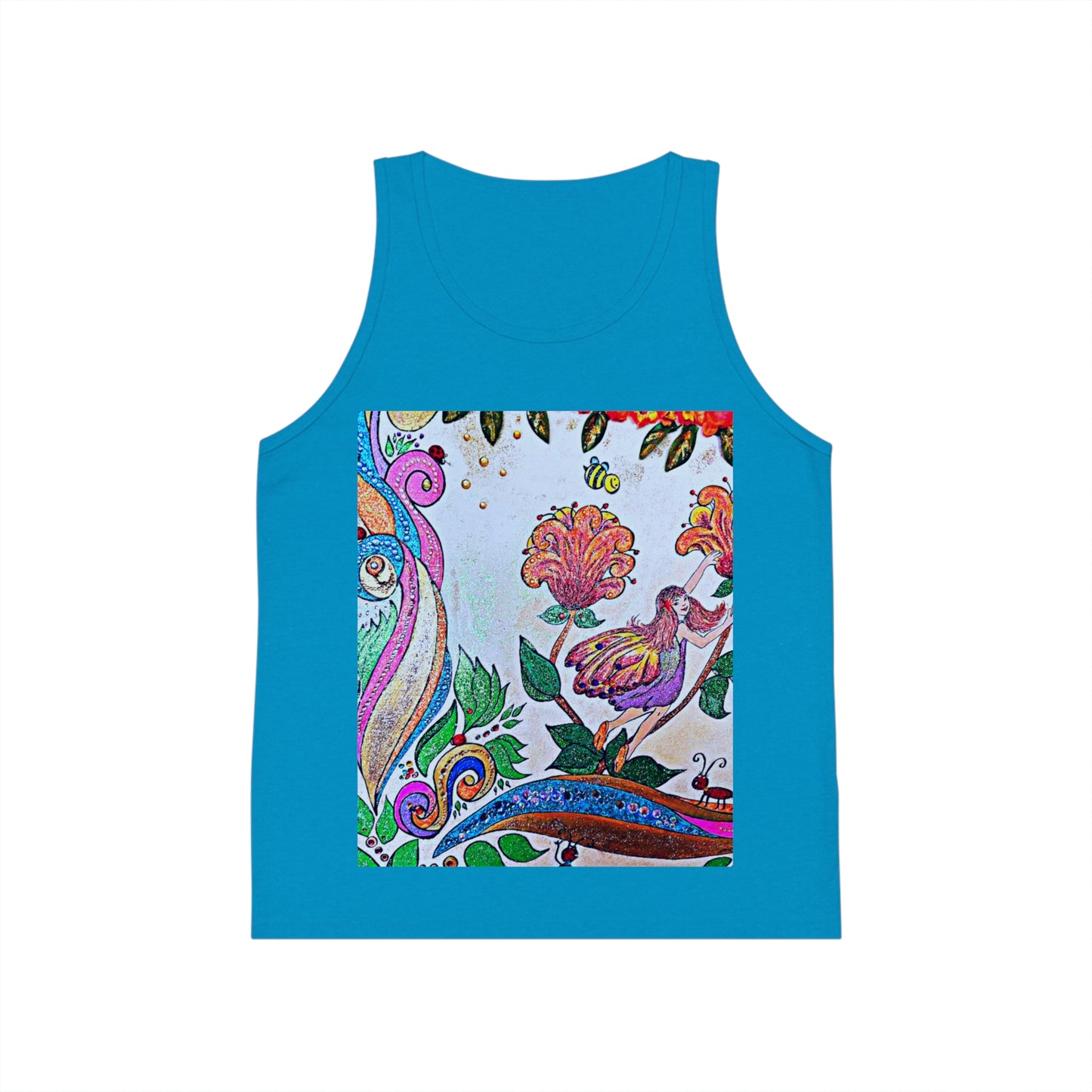 Kids Jersey Tank Top - The Land of Wind Fairies P8
