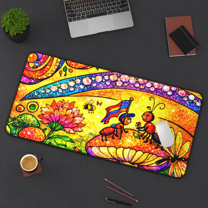 Land of Wind Fairy Desk Mat — Colorful Fairy Garden