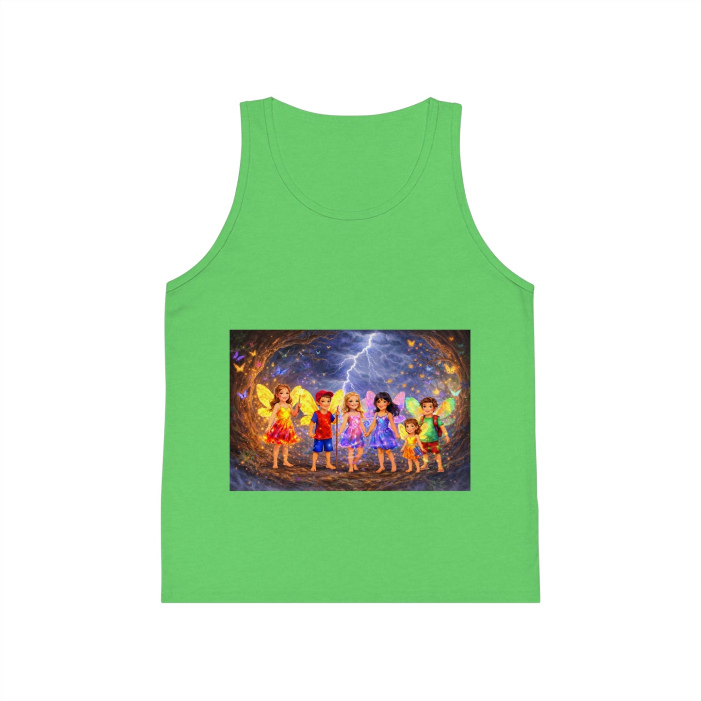 Kids Jersey Tank Top - The Land of Wind Fairies P3