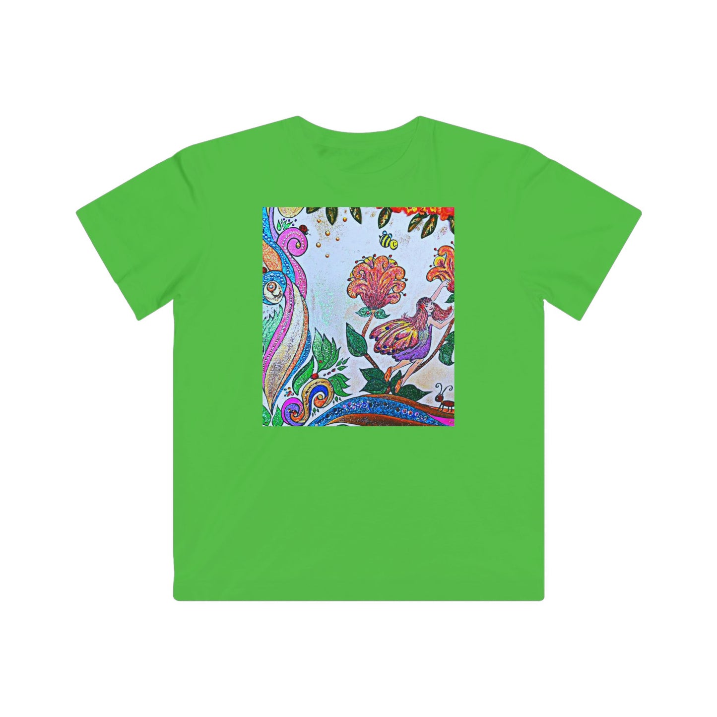 Kids fine jersey Tee - The Land Of Wind Fairies P8