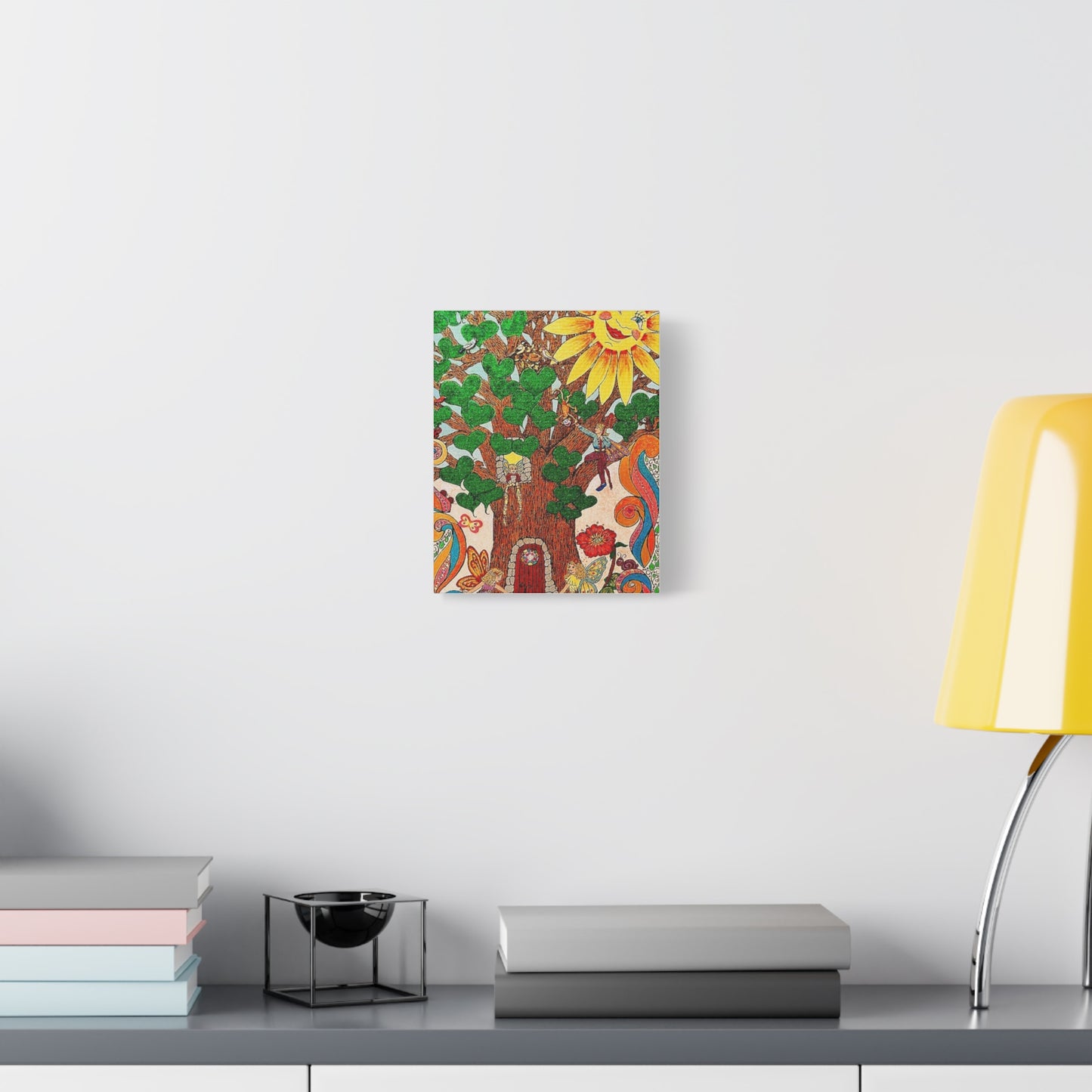 Canvas Fairy Wall Art – The Old Oak Tree | The Land of Wind Fairies Series