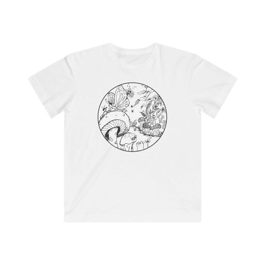 Kids fine jersey Tee - From Fairy Mushroom Garden™