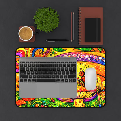 Land of Wind Fairy Desk Mat — Colorful Fairy Garden