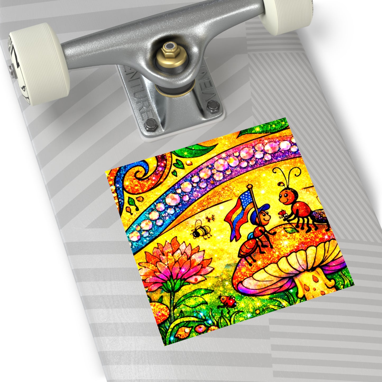 Fairy Square Vinyl Stickers