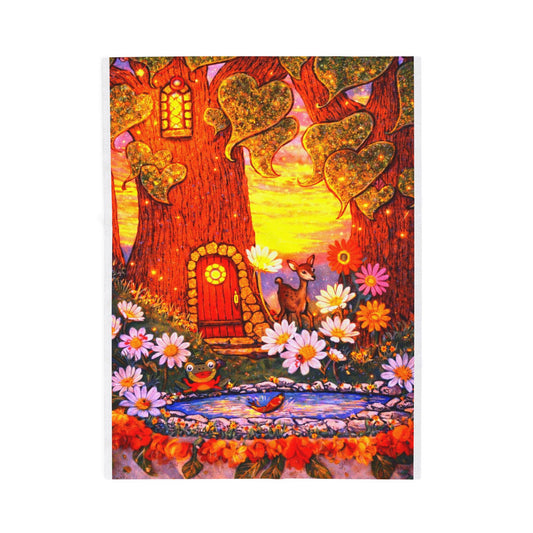 Velveteen Plush Fair Land Blanket — The Land of Wind Fairies Throw
