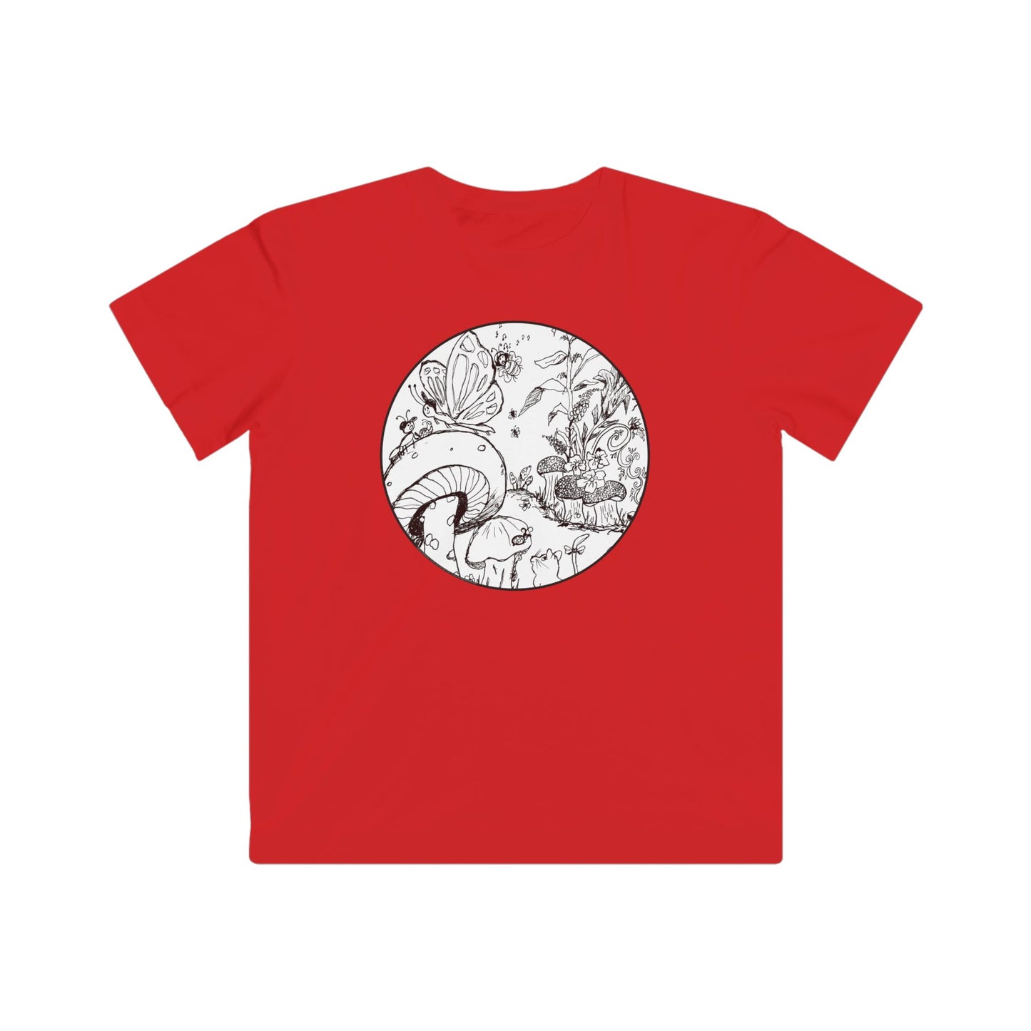 Kids fine jersey Tee - From Fairy Mushroom Garden™