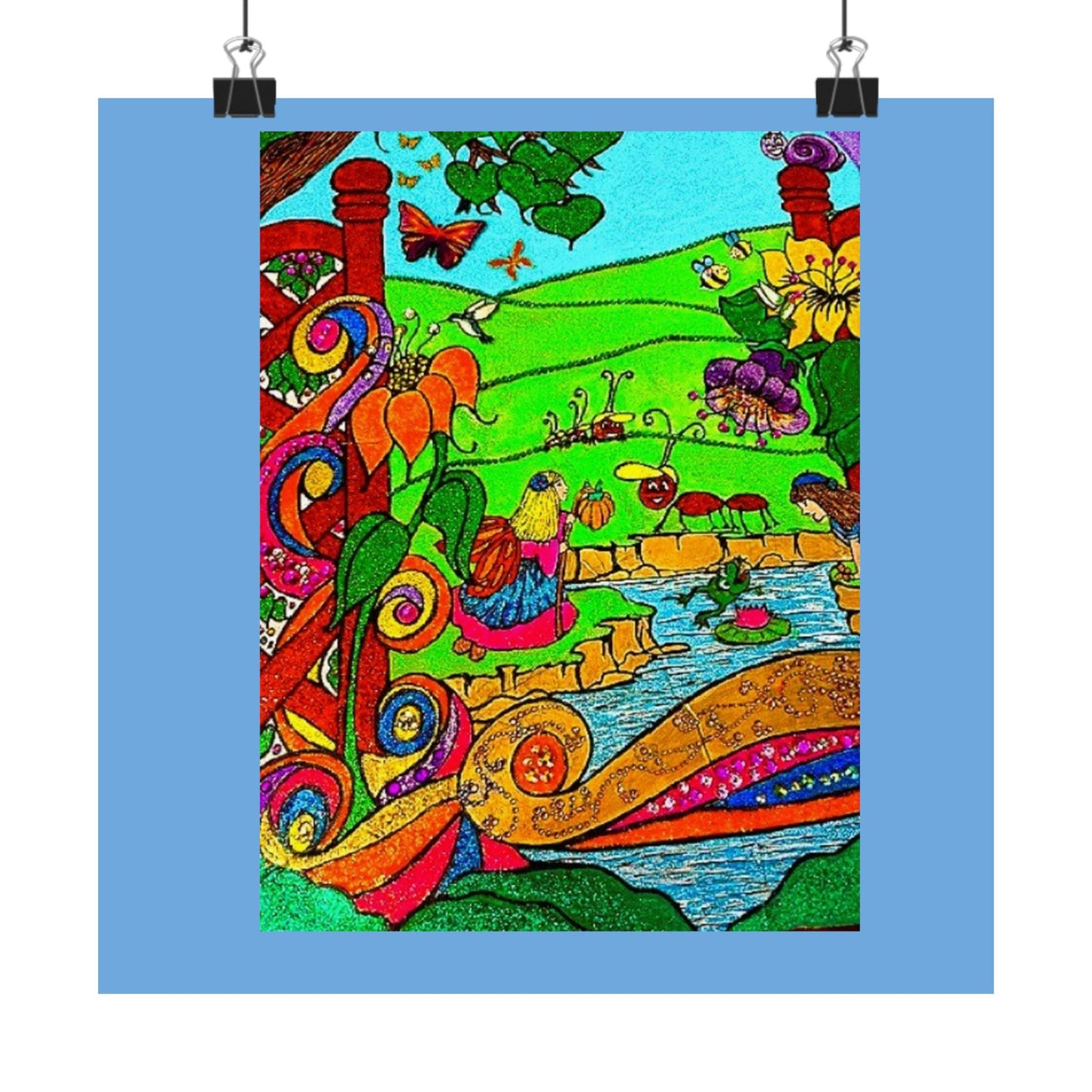 Fairy Poster Garden Art  – Land of Wind Fairies™