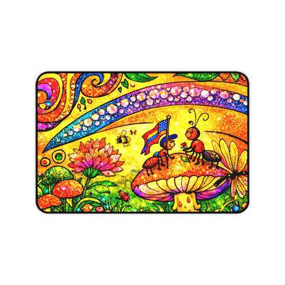 Land of Wind Fairy Desk Mat — Colorful Fairy Garden