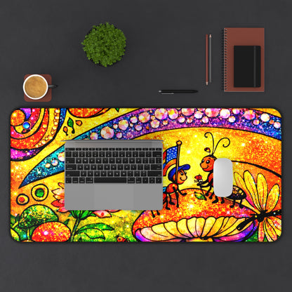Land of Wind Fairy Desk Mat — Colorful Fairy Garden