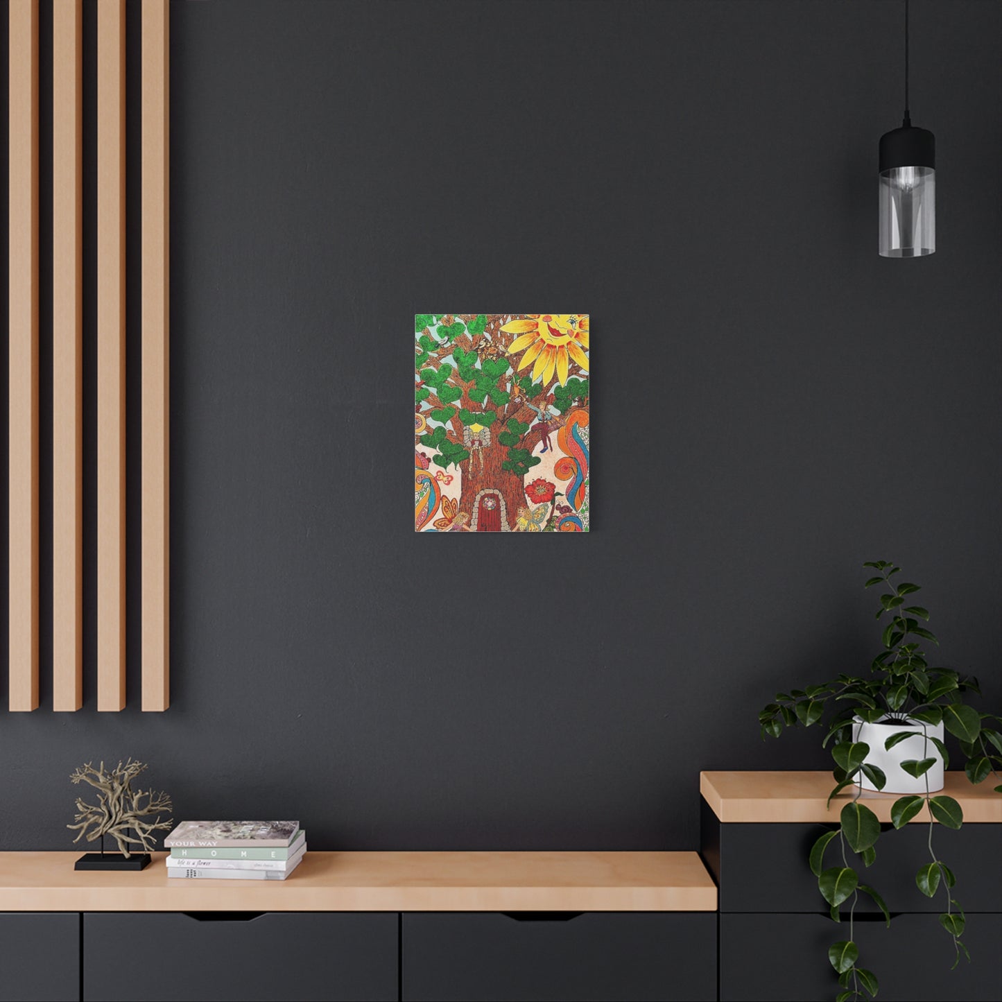 Canvas Fairy Wall Art – The Old Oak Tree | The Land of Wind Fairies Series
