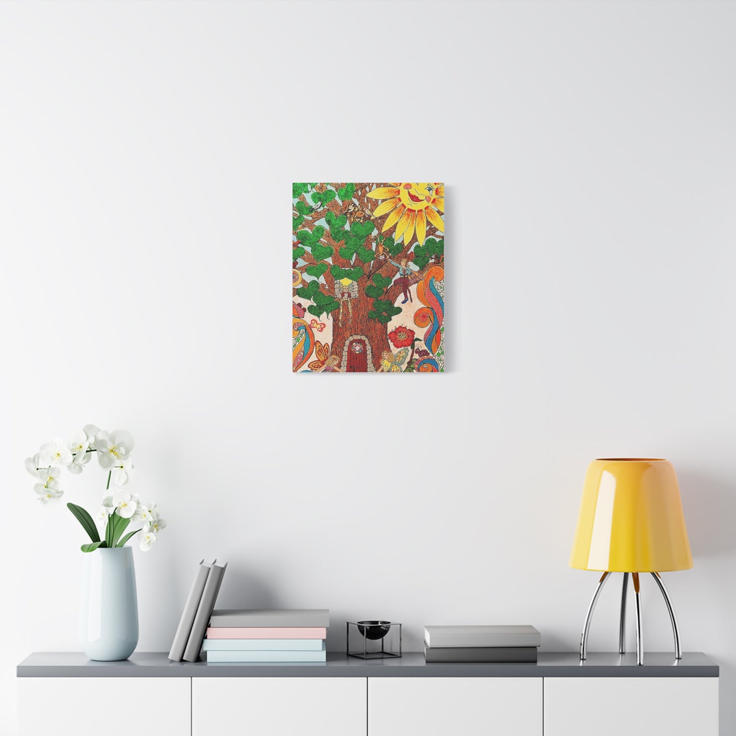 Canvas Fairy Wall Art – The Old Oak Tree | The Land of Wind Fairies Series