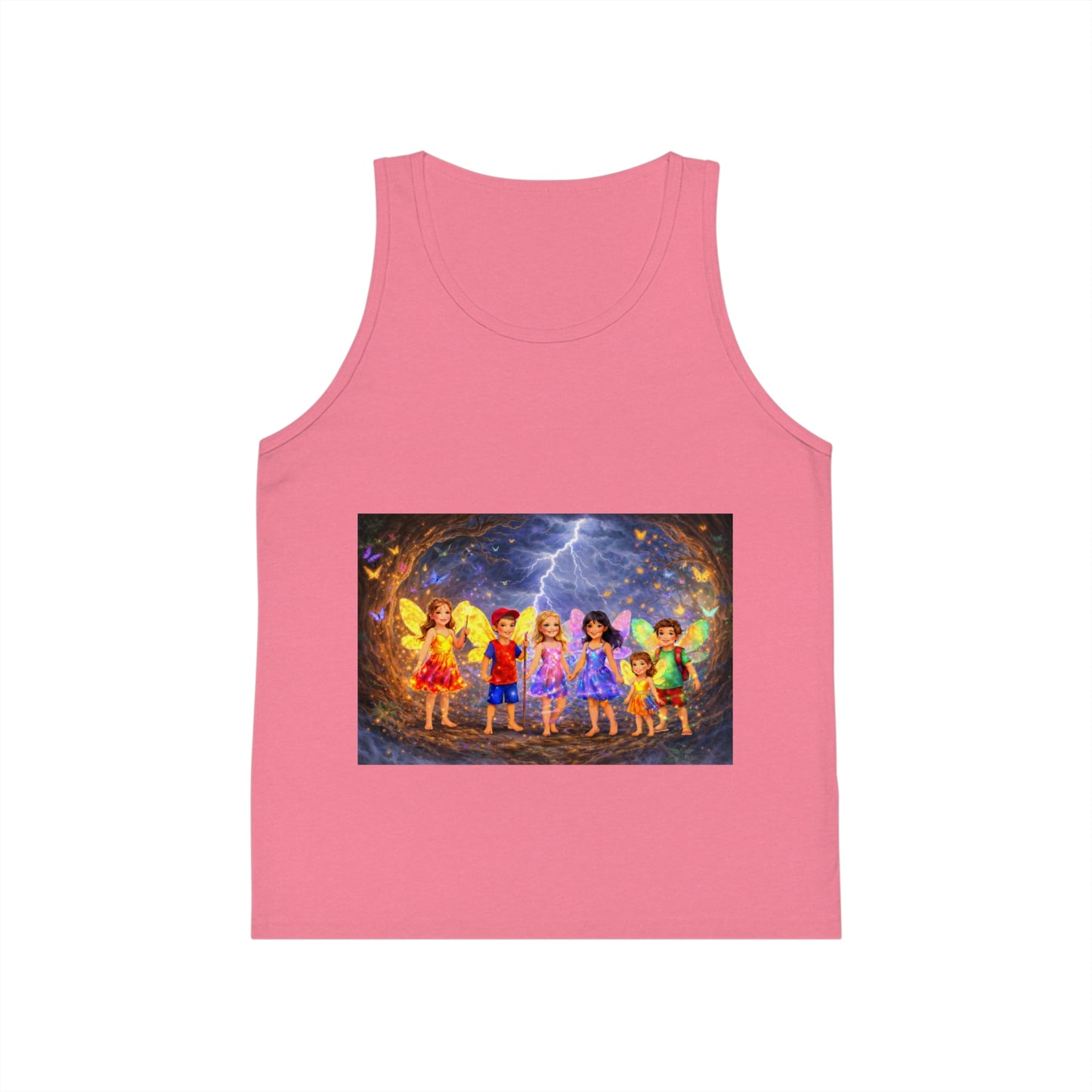 Kids Jersey Tank Top - The Land of Wind Fairies P3