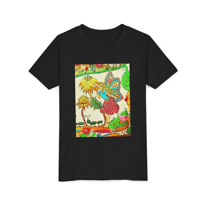 Youth Short Sleeve Tee – The Land of Wind Fairies™ series - Flower Kiss
