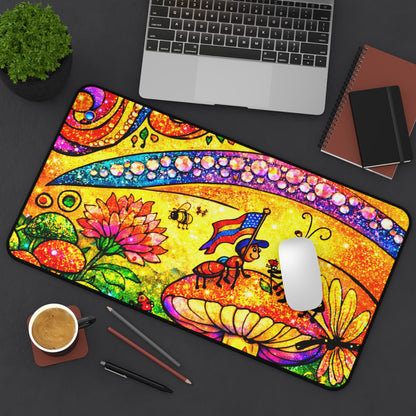 Land of Wind Fairy Desk Mat — Colorful Fairy Garden